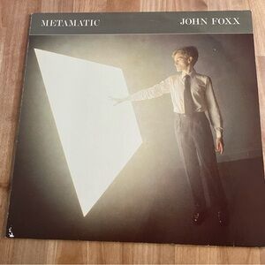 JOHN FOXX: METAMATIC, Original Vinyl LP, Metal Beat V2146, 1980